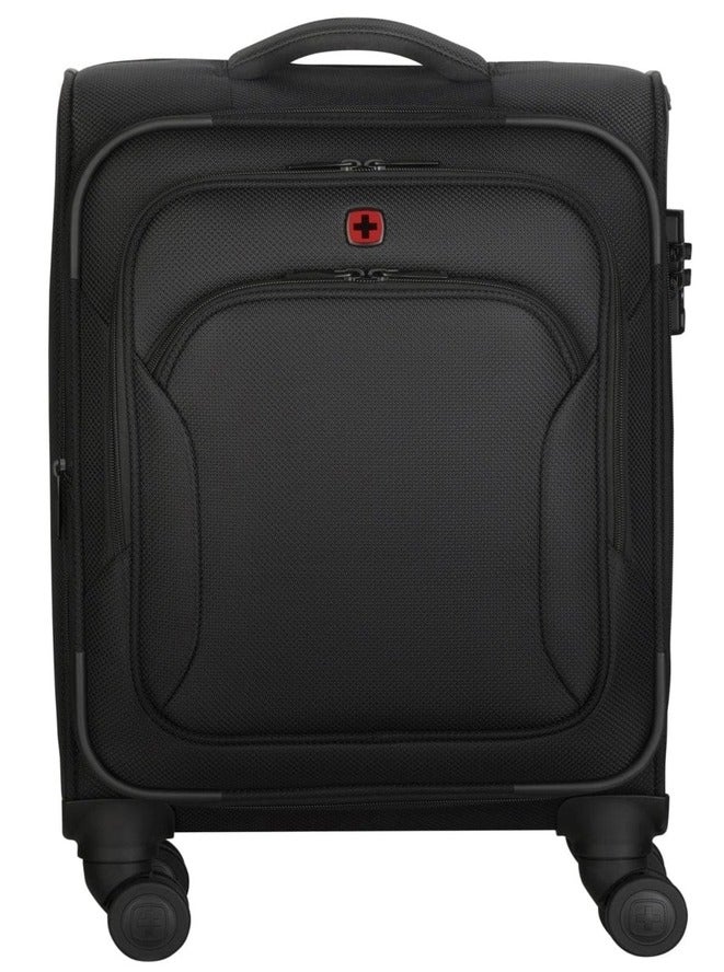 Wenger Vibrave 46 Cm Softcase 4-Double Wheeled Expandable Cabin Luggage Trolley - Anthra - Image 2